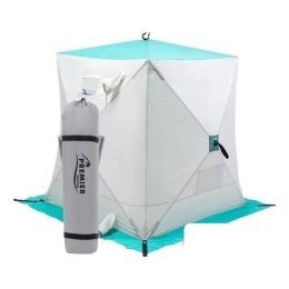 Палатка для зимней рыбалки Premier Fishing Куб PR-ISC-150BG (бирюзовый/серый) 8835026