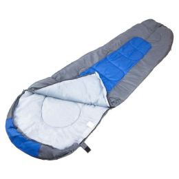 Спальный мешок Acamper Bergen 300г/м2 (правая молния, серый/голубой) 5307305