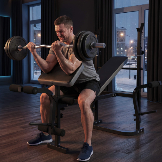 Скамья силовая со стойками UNIX Fit BENCH 120P