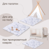 Коврик стеганный UNIX Kids Ocean / Океан 130x130 см