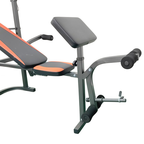 Скамья со стойками под штангу с опциями DFC D126