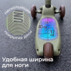 Самокат UNIX Kids Light с подсветкой, зеленый