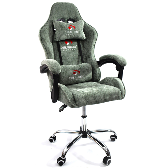Вибромассажное кресло Calviano Nero green plush