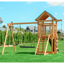 Детский игровой комплекс UNIX Line (6 in 1) Dark Green