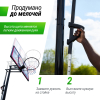 Баскетбольная стойка UNIX Line B-Stand-PC 48"x32" (120 х 80 см) R45 H230-305 см