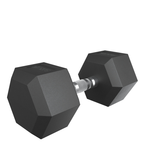 Гантель гексагональная UNIX Fit обрезиненная 17,5 кг, 2 шт.