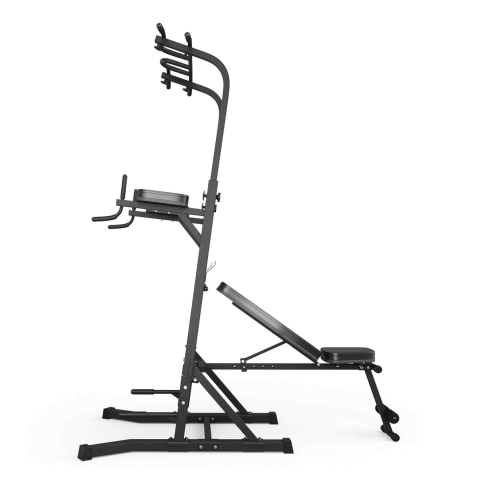 Турник-пресс-брусья со скамьей UNIX Fit POWER TOWER 150P