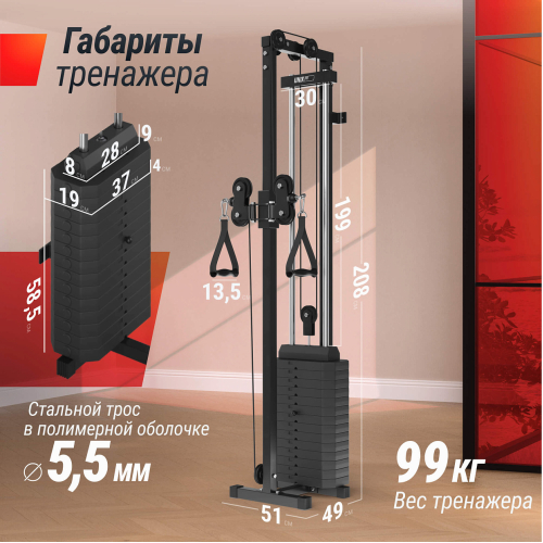 Кроссовер UNIX Fit Station 67 (один блок)