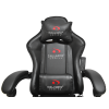 Вибромассажное кресло Calviano AVANTI ULTIMATO total black с подножкой