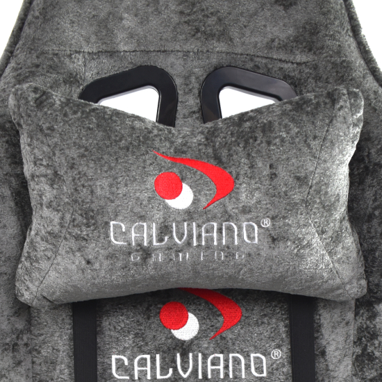 Вибромассажное кресло Calviano Amarone dark grey plush