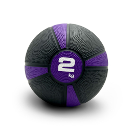 Медбол UNIX Fit PRO 2 кг фиолетовый
