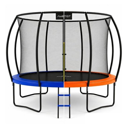 Батут AMETIST Pro Inside D374-12FT (синий/оранжевый)