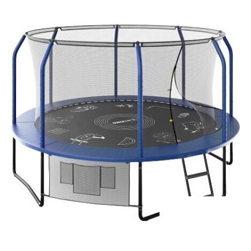 Батут Unix Line Supreme Game 12ft (синий)