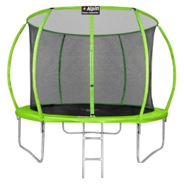 Батут Alpin Sky 12ft - 374 см с защитной сеткой и лестницей 5182170