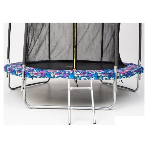 Батут Calviano Smile 252 см-8FT INSIDE с внутренней сеткой складной