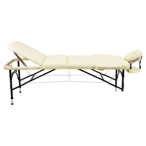 Массажный стол Atlas Sport складной Strong 70 см 3-с алюминиевый (бежевый)