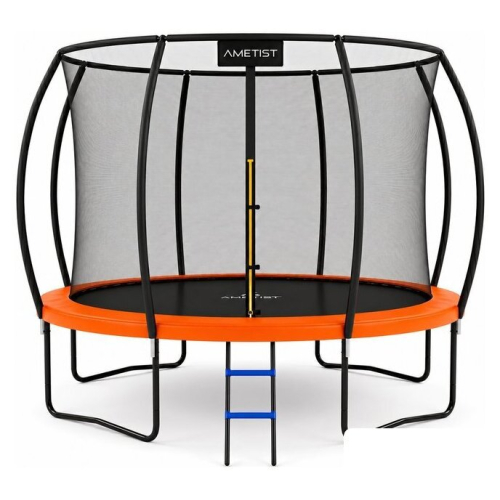Батут AMETIST Pro Inside D374-12FT (синий/оранжевый)