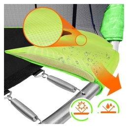 Батут Alpin ATGY-252 2.52 м с защитной сеткой и лестницей 9771623