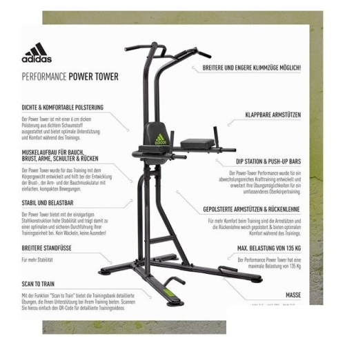 Турник с брусьями Adidas ADBE-10229