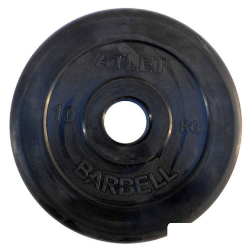 Диск MB Barbell Атлет 51 мм (1x10 кг)
