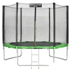 Батут Atlas Sport 252 см - 8ft Basic (с лестницей, внешняя сетка, зеленый)