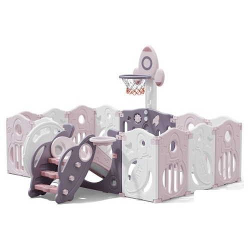 Игровой манеж UNIX kids SUPREME Space 160x160 Rose 9782453
