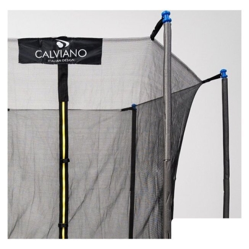 Батут Calviano Smile 252 см-8FT INSIDE с внутренней сеткой складной