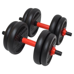 Набор гантелей с соединительным грифом  TREX Sport 6 в 1 15 кг 9034858