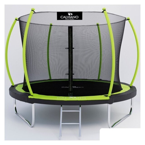 Батут Calviano Inside Master Green 312 см - 10ft (внутренняя сетка, с лестницей)