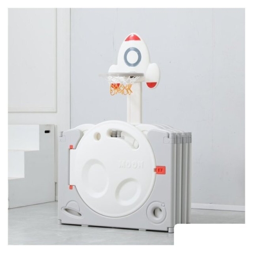 Игровой манеж UNIX kids SUPREME Space 200x200 Grey