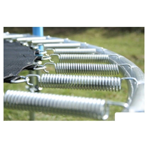 Батут Atlas Sport 252 см - 8ft Basic (с лестницей, внешняя сетка, зеленый)