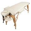 Массажный стол Atlas Sport складной 3-с деревянный 60 см (бежевый)
