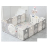 Игровой манеж UNIX kids SUPREME Space 200x200 Grey