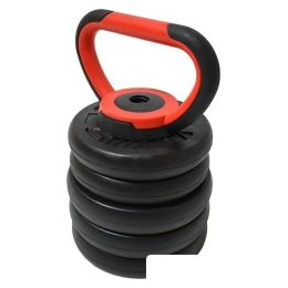 Набор гантелей с соединительным грифом  TREX Sport 6 в 1 15 кг 9034858