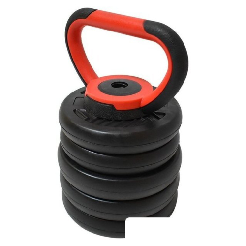 Набор гантелей с соединительным грифом  TREX Sport 6 в 1 15 кг