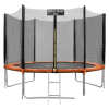 Батут Atlas Sport 252 см - 8ft Pro (с лестницей, внешняя сетка, оранжевый)