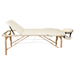 Массажный стол Atlas Sport складной 3-с деревянный 60 см (бежевый) 9965122