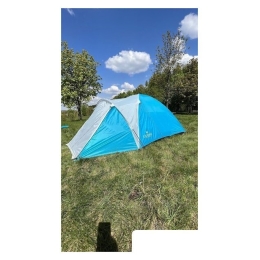 Треккинговая палатка Calviano Acamper Acco 4 (бирюзовый) 8793106