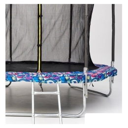 Батут Calviano Smile 252 см-8FT INSIDE с внутренней сеткой складной 9361367