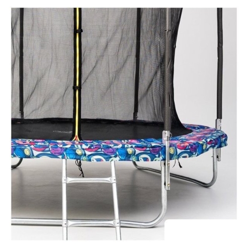 Батут Calviano Smile 252 см-8FT INSIDE с внутренней сеткой складной