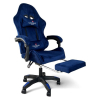 Игровое (геймерское) кресло Calviano 1583 (синий велюр)