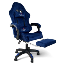 Игровое (геймерское) кресло Calviano 1583 (синий велюр) 9883587