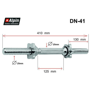 Гриф гантельный  Alpin DN-41 11135085