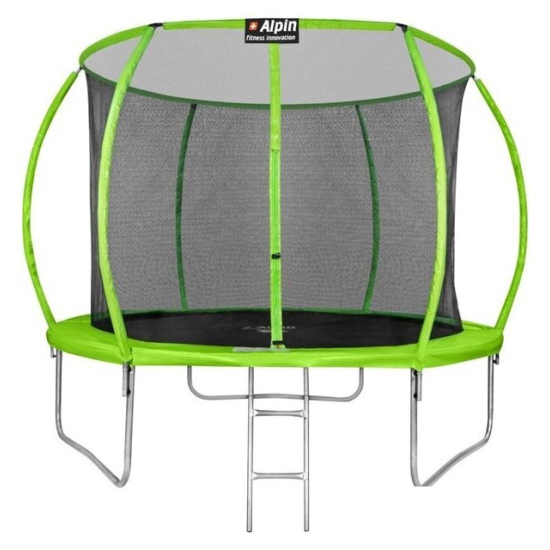 Батут Alpin Sky 10ft - 312 см с защитной сеткой и лестницей