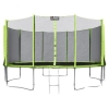 Батут Alpin 4.35 м с защитной сеткой и лестницей