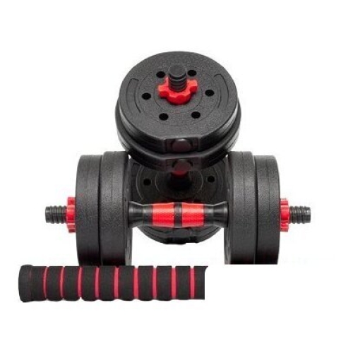 Набор гантелей с соединительным грифом  AMETIST с соединительным грифом композитные 10кг