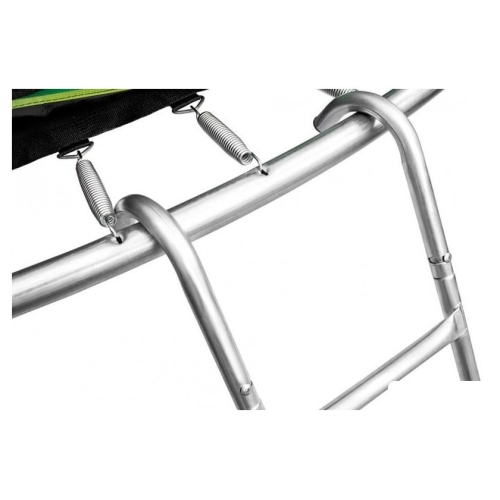 Батут Alpin 4.35 м с защитной сеткой и лестницей