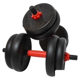 Набор гантелей с соединительным грифом  TREX Sport 6 в 1 15 кг 9034858