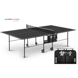 Стол теннисный Olympic с сеткой Black