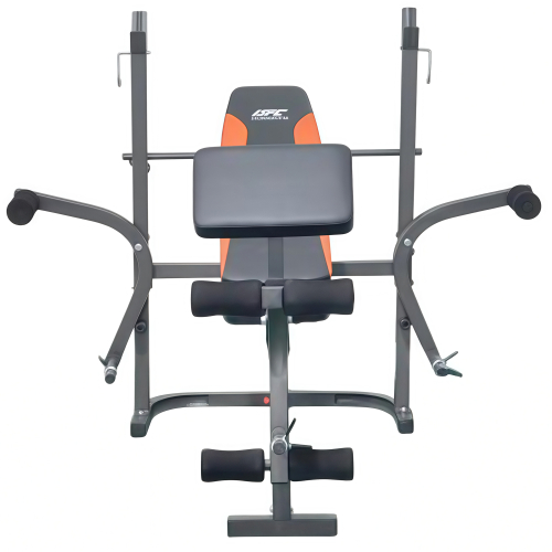 Скамья со стойками под штангу с опциями DFC D126